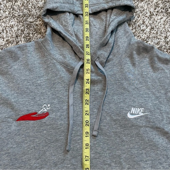 NIKE Motion Lab Active Wear Gray Running Hoodie Sweater Size XL - Picture 7 of 8